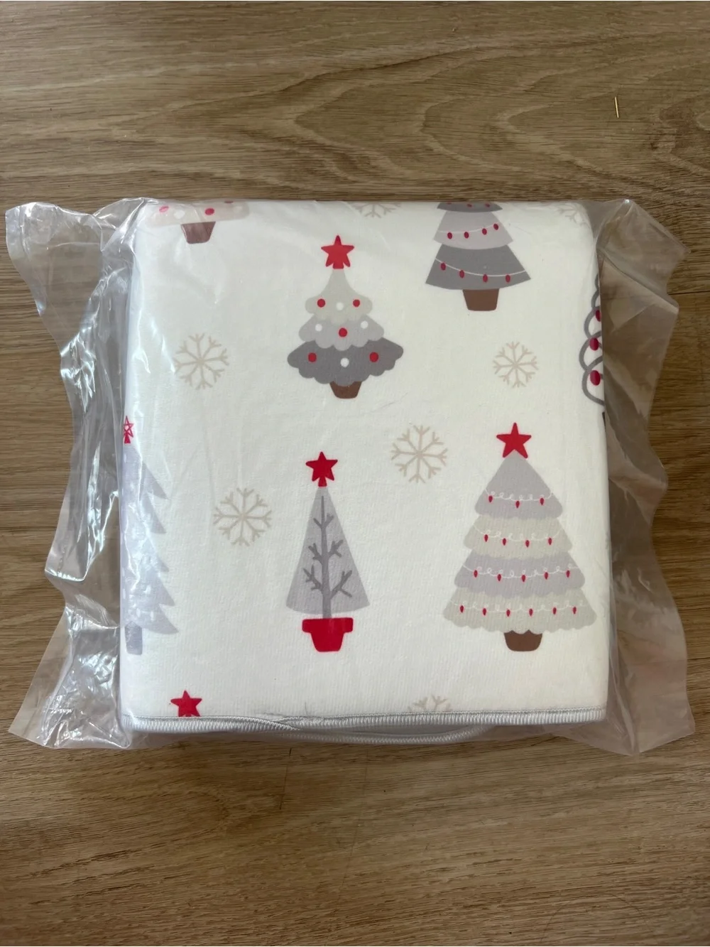 Christmas Tree Print Dish Drying Mat
